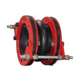 Single Arch Rubber Expansion Joint With Retaining Ring & Control Unit